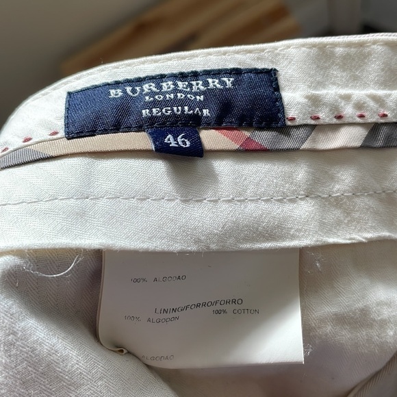 Burberry - dress khaki pants - size 46 - Picture 5 of 13